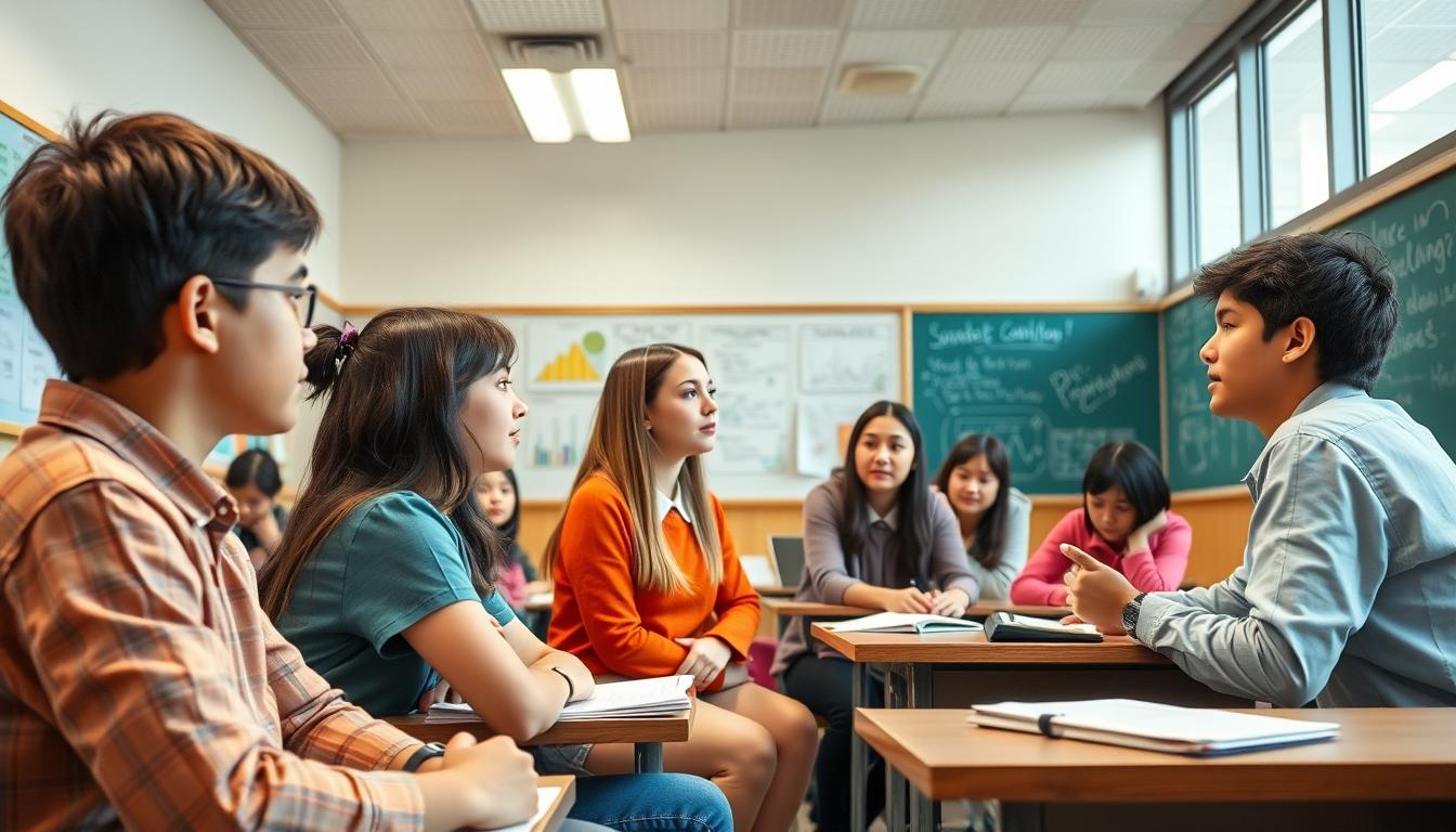 Modern university campus for students